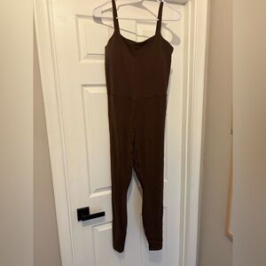 Target All in Motion size medium brown jumpsuit like new